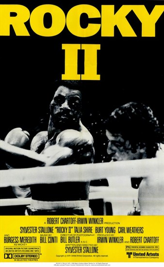 Rocky 2 Movie Poster, 11 x 17