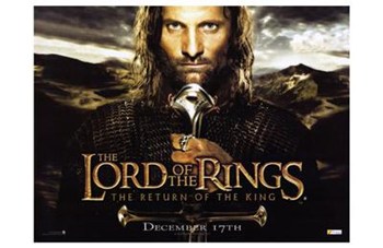 MOV206733 Lord of the Rings Return of the King Movie Poster, 17 x 11