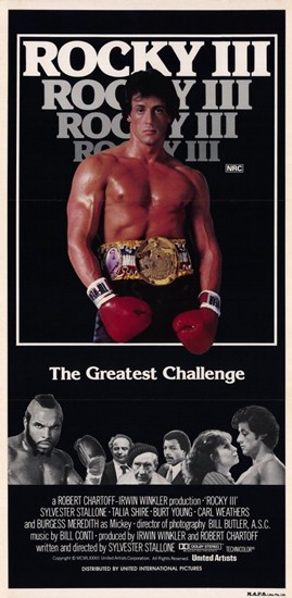 Rocky 3 Movie Poster, 11 x 17