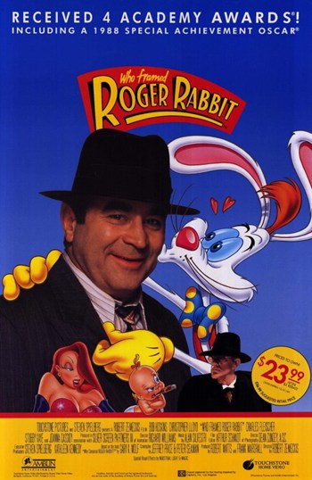 Who Framed Roger Rabbit Movie Poster, 11 x 17
