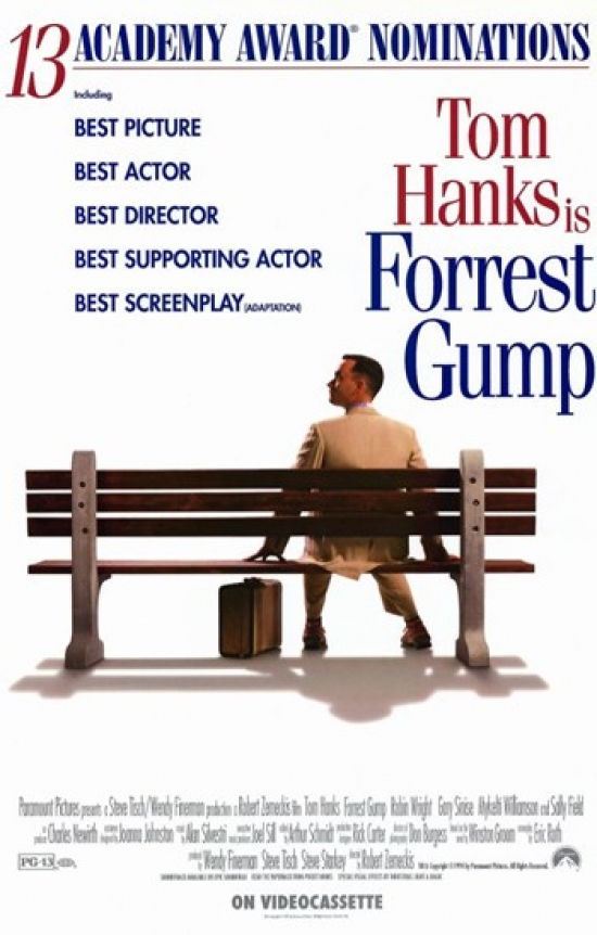 MOV230413 Forrest Gump Movie Poster, 11 x 17 -  Pop Culture Graphics