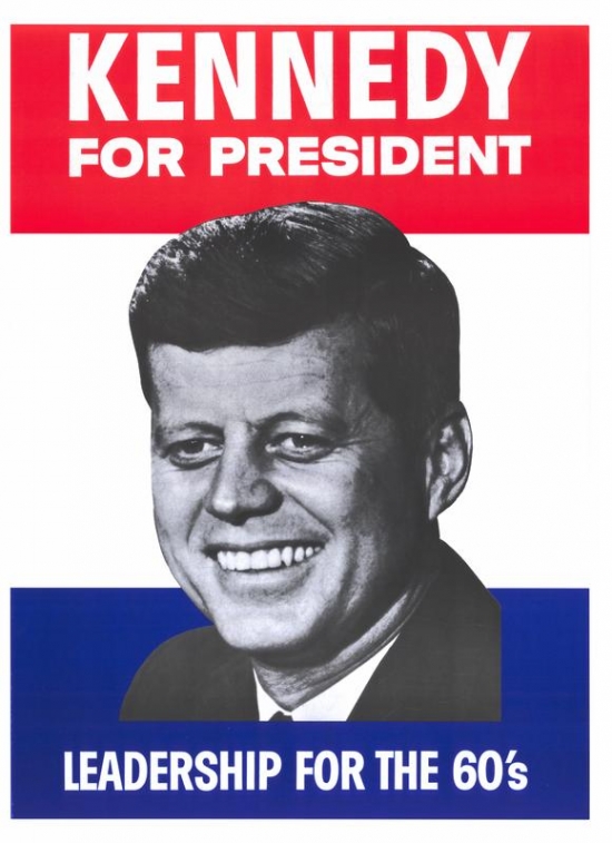 Picture of Pop Culture Graphics MOVAH4735 Kennedy for President Movie Poster Print, 27 x 40