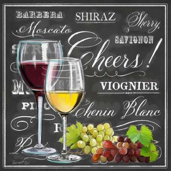 Picture of Art In Motion PDX122BAR1691SMALL Gourmet Wine Selection Poster Print by Chad Barrett&#44; 12 x 12 - Small