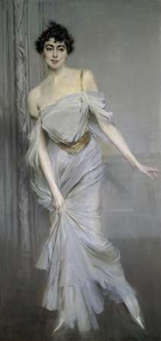 Madame Charles Max Poster Print by Giovanni Boldini, 10 x 20 - Small
