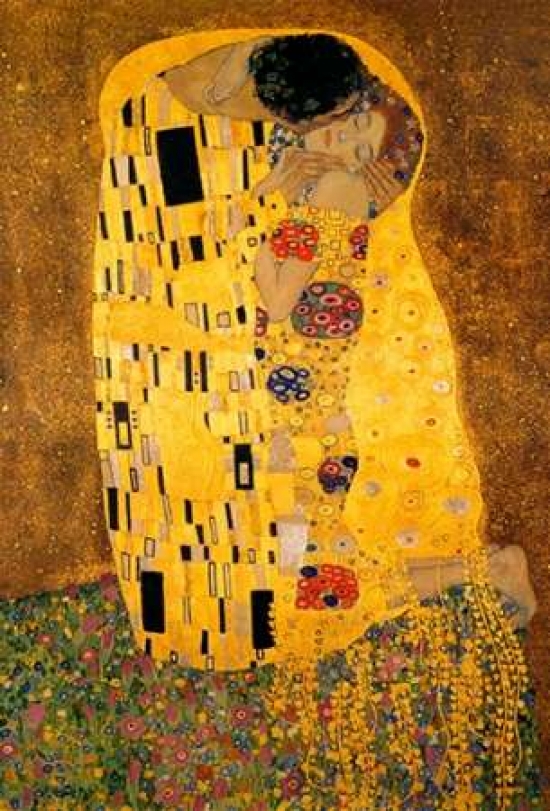 The Kiss - Detail 1 Poster Print by Gustav Klimt, 20 x 28 - Large
