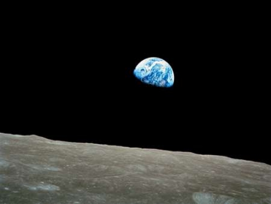 Earthrise Apollo 8 December 24 1968 Poster Print by Nasa, 18 x 24 - Large