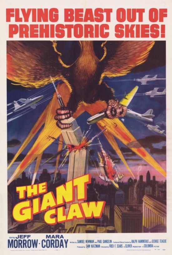 Picture of Pop Culture Graphics MOVAH5397 The Giant Claw Movie Poster Print, 27 x 40