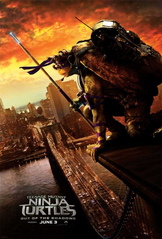 Picture of Pop Culture Graphics MOVCB11745 Teenage Mutant Ninja Turtles Out of the Shadows Movie Poster, 27 x 40