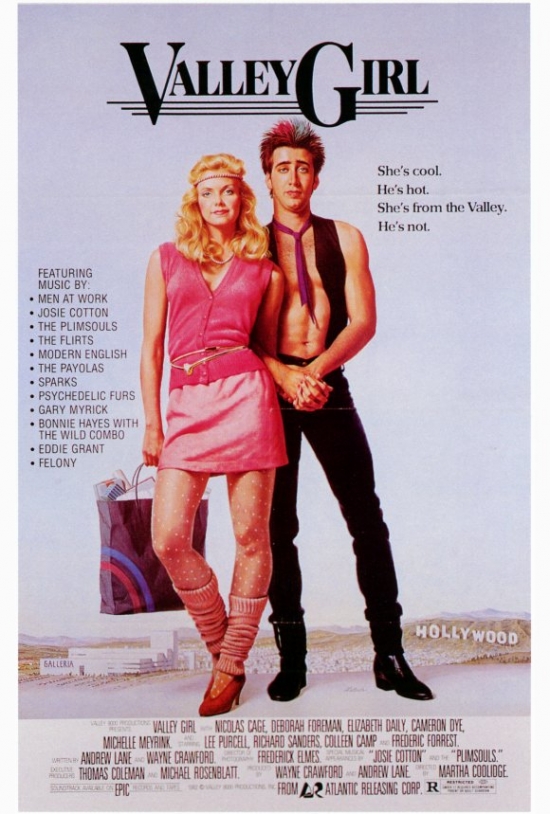 Picture of Pop Culture Graphics MOVCF1196 Valley Girl Movie Poster Print, 27 x 40