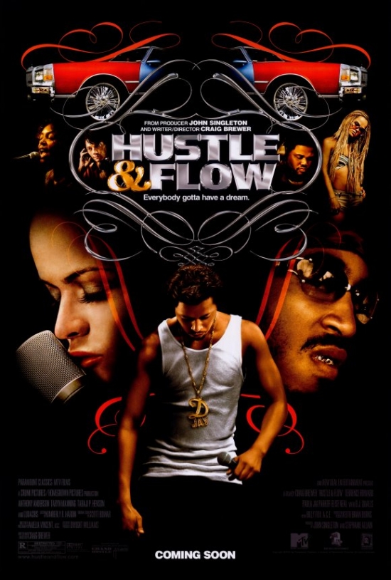 Hustle & Flow Movie Poster Print, 27 x 40