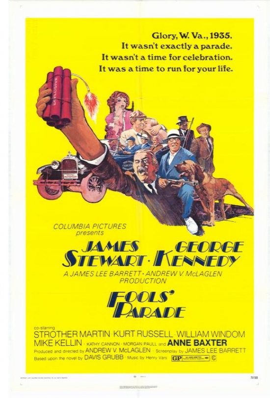 Picture of Pop Culture Graphics MOVCH6270 Fools Parade Movie Poster Print, 27 x 40