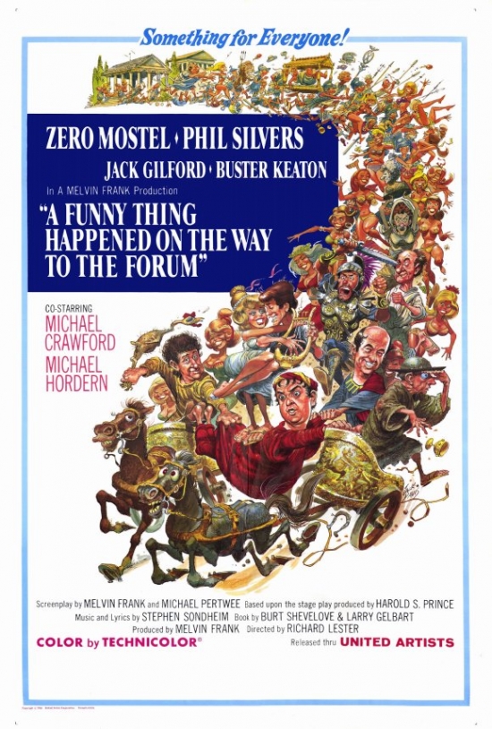 MOVGF8390 A Funny Thing Happened On The Way To The Forum Movie Poster Print, 27 x 40