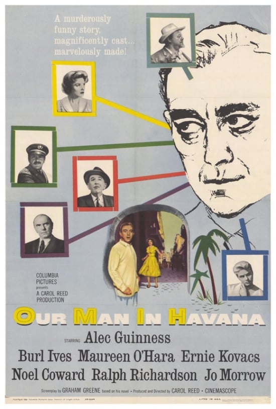 MOVGH6088 Our Man in Havana Movie Poster Print, 27 x 40 -  Pop Culture Graphics