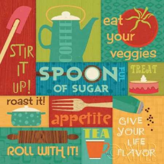 PDX10721SMALL Kitchen It II Poster Print by Pela Studio, 12 x 12 - Small