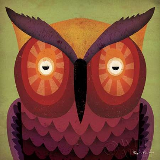 Owl Wow Poster Print by Ryan Fowler, 12 x 12 - Small
