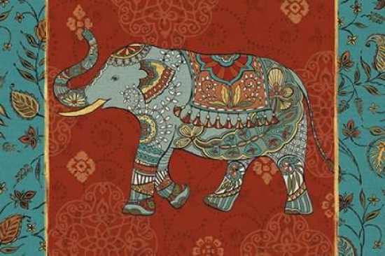 Elephant Caravan Iim Poster Print by Brissonnet Daphne - 24 x 36 - Large