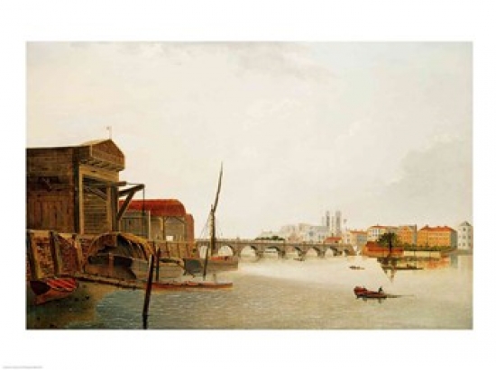 Westminster Bridge Poster Print by J.M.W. Turner - 24 x 18 in.