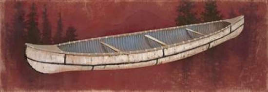 Picture of Art In Motion PDX011FIS1148LARGE Birchbark Canoe Poster Print by Arnie Fisk&#44; 24 x 48 - Large
