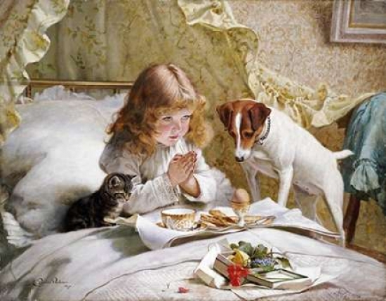Suspense Poster Print by Charles Burton Barber - 11 x 14 - Small