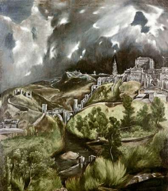 View of Toledo Poster Print by El Greco, 12 x 12 - Small