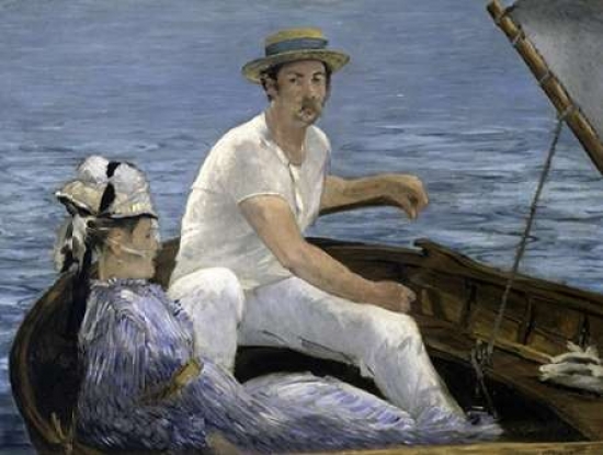 Boating Poster Print by Edouard Manet, 9 x 12 - Small