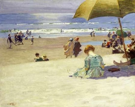 Hourtide Poster Print by Edward Henry Potthast, 8 x 10 - Small
