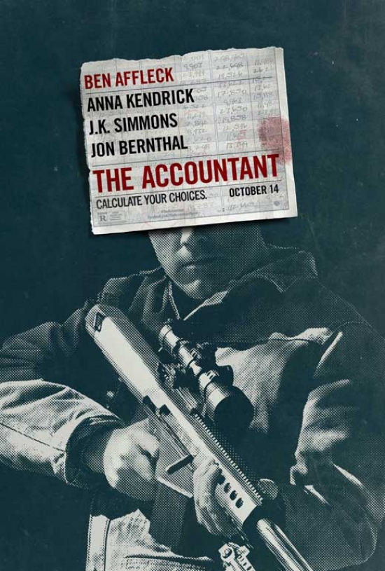 Picture of Pop Culture Graphics MOVAB59745 The Accountant Movie Poster, 27 x 40