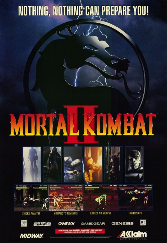 Mortal Kombat VG Movie Poster - 11 x 17