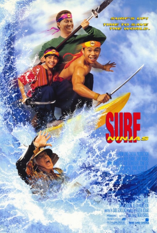 Surf Ninjas Movie Poster Print, 27 x 40