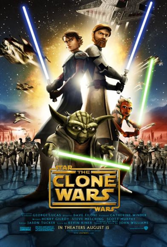 Star Wars The Clone Wars Movie Poster, 11 x 17