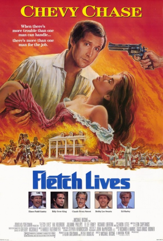 Picture of Pop Culture Graphics MOVCF3318 Fletch Lives Movie Poster Print, 27 x 40