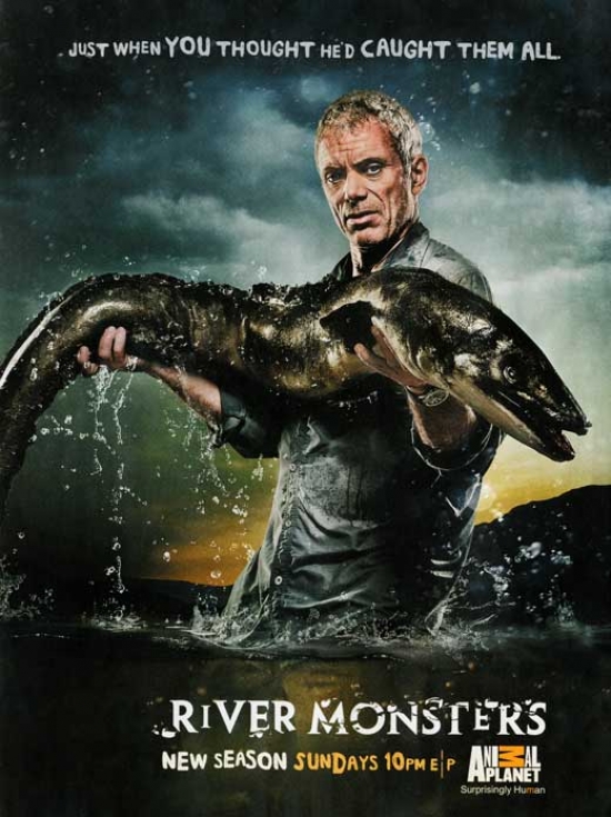 MOVEB02193 River Monsters Movie Poster, 11 x 17