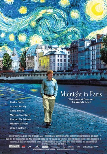 Midnight in Paris Movie Poster, 11 x 17