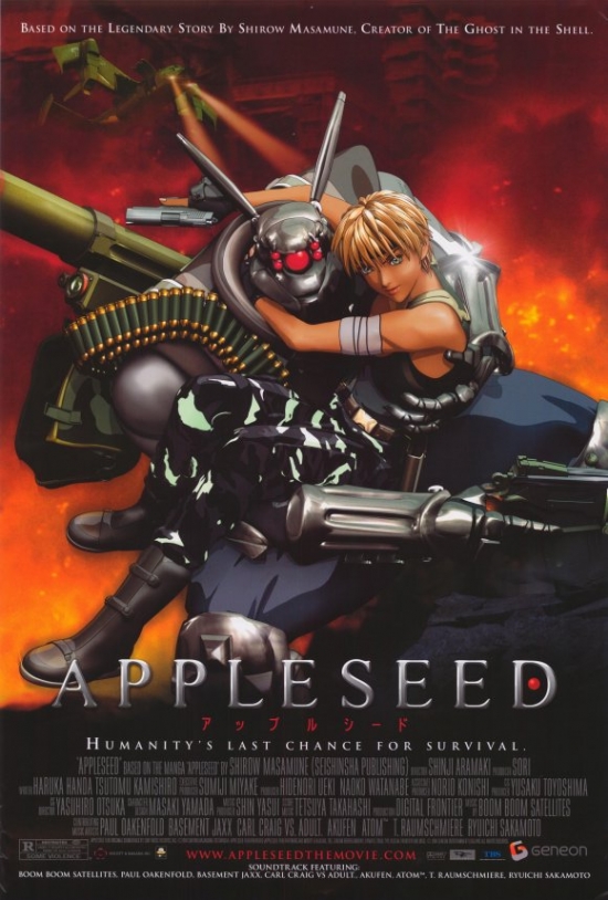 MOVEF3668 Appleseed Movie Poster Print, 27 x 40