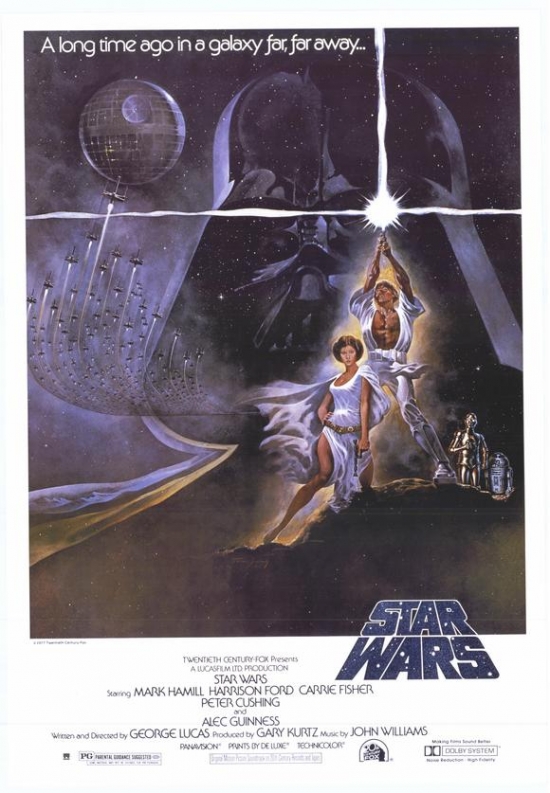 Star Wars Movie Poster Print, 27 x 40