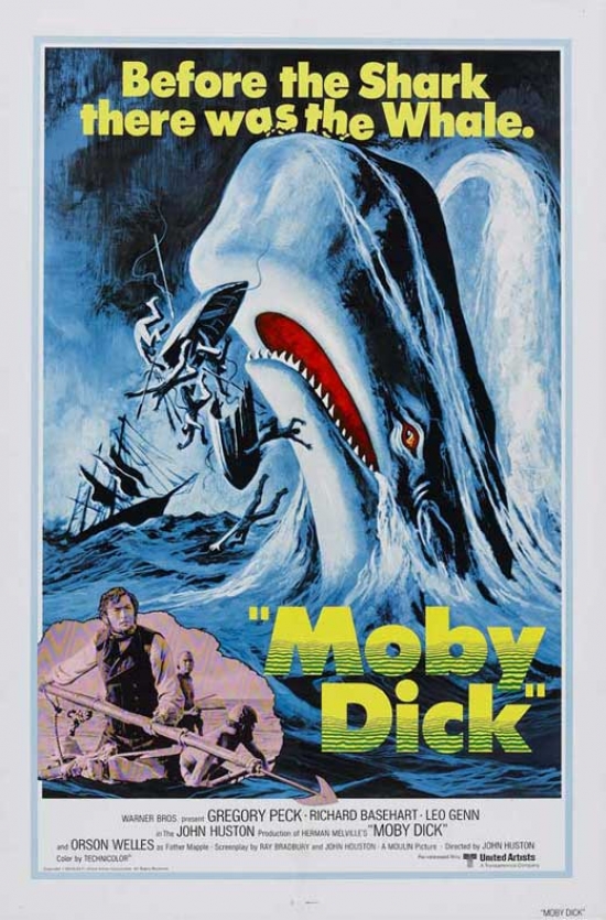 MOVEF6328 Moby Dick Movie Poster Print, 27 x 40