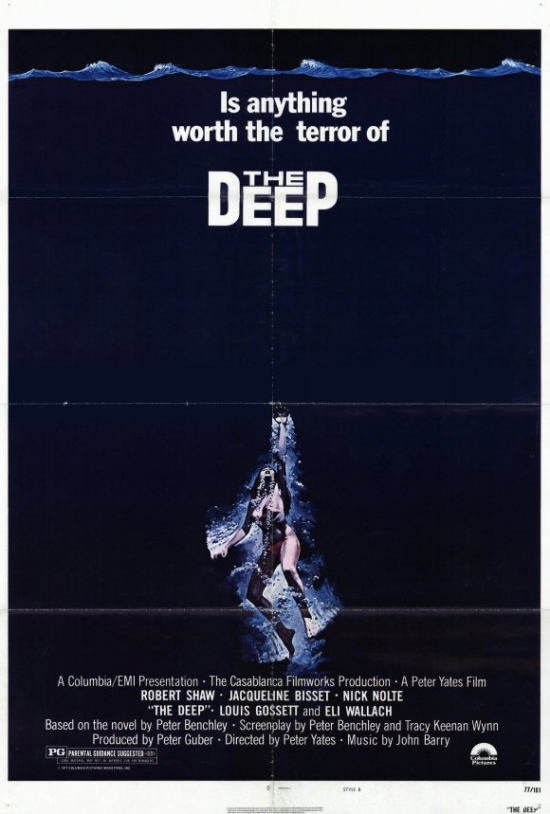 MOVEF7366 The Deep Movie Poster Print, 27 x 40