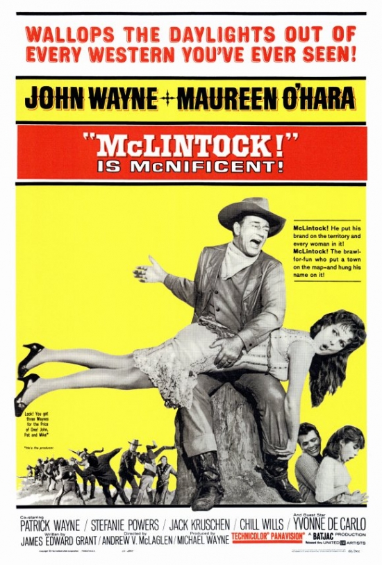 MOVEF8188 Mclintock Movie Poster Print, 27 x 40