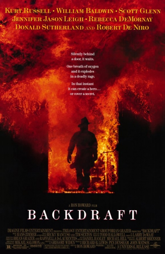 MOVCD3696 Backdraft Movie Poster, 11 x 17