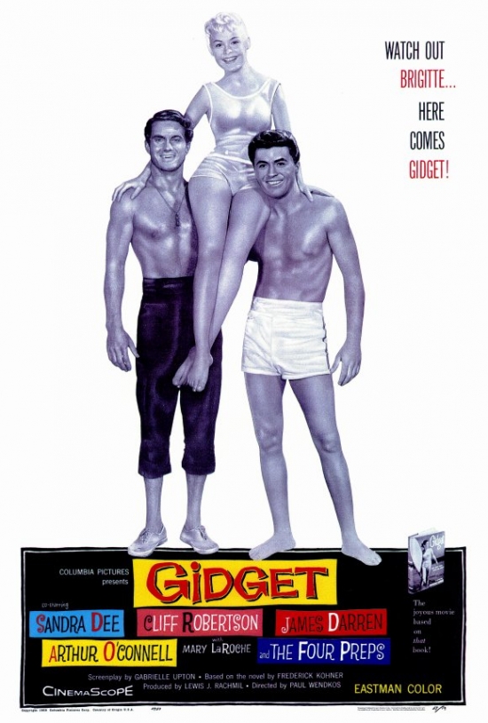 MOVEF3183 Gidget Movie Poster Print, 27 x 40