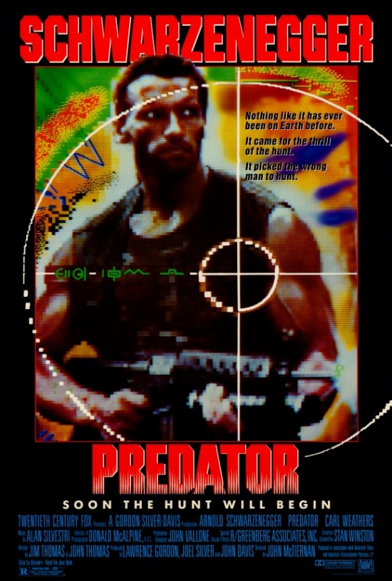 Predator Movie Poster Print, 27 x 40