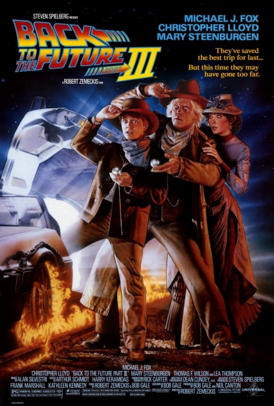 Back To The Future Part 3 Movie Poster Print - 27 x 40