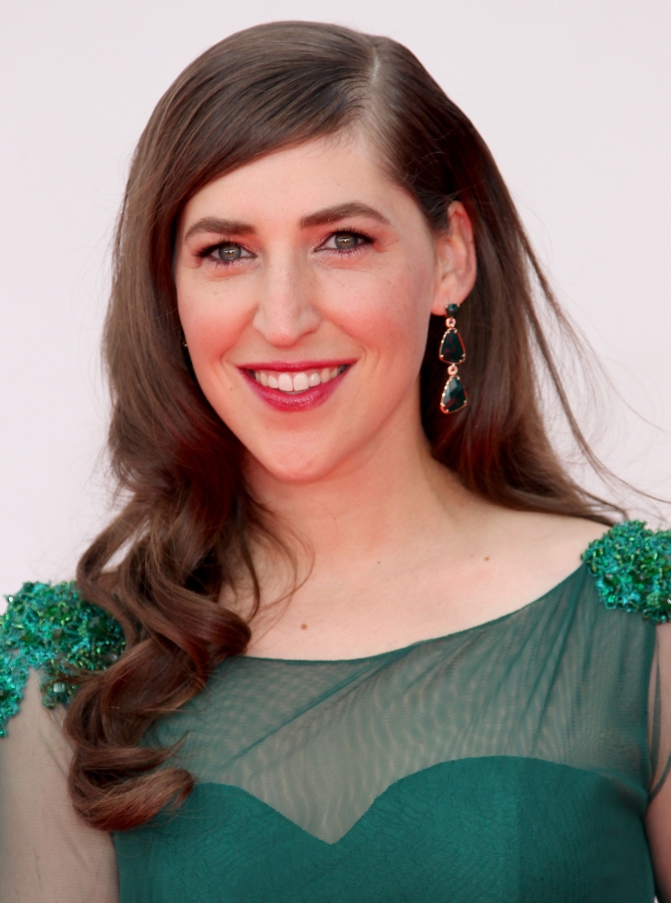 Picture of   Mayim Bialik At Arrivals for The 65th Primetime Emmy Awards - Arrivals Nokia Theatre L.A. Live Los Angeles Ca September 22 2013 Photo by James Atoa Photo Print&#44; 16 x 20 - Large