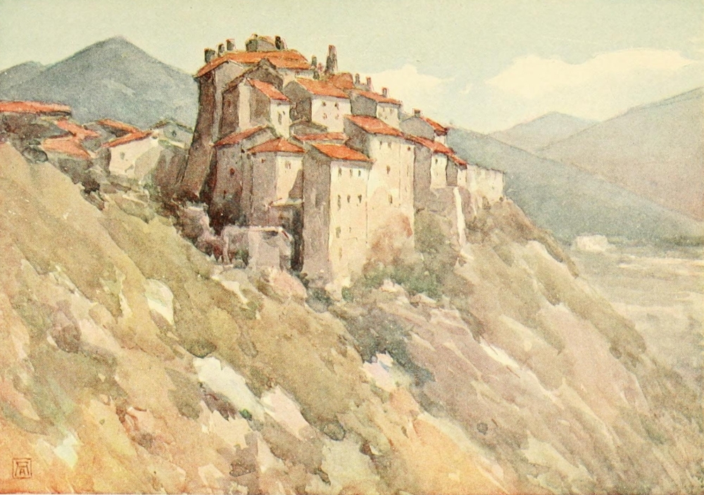 In The Abruzzi 1908 Roccaraso Poster Print by Amy Atkinson