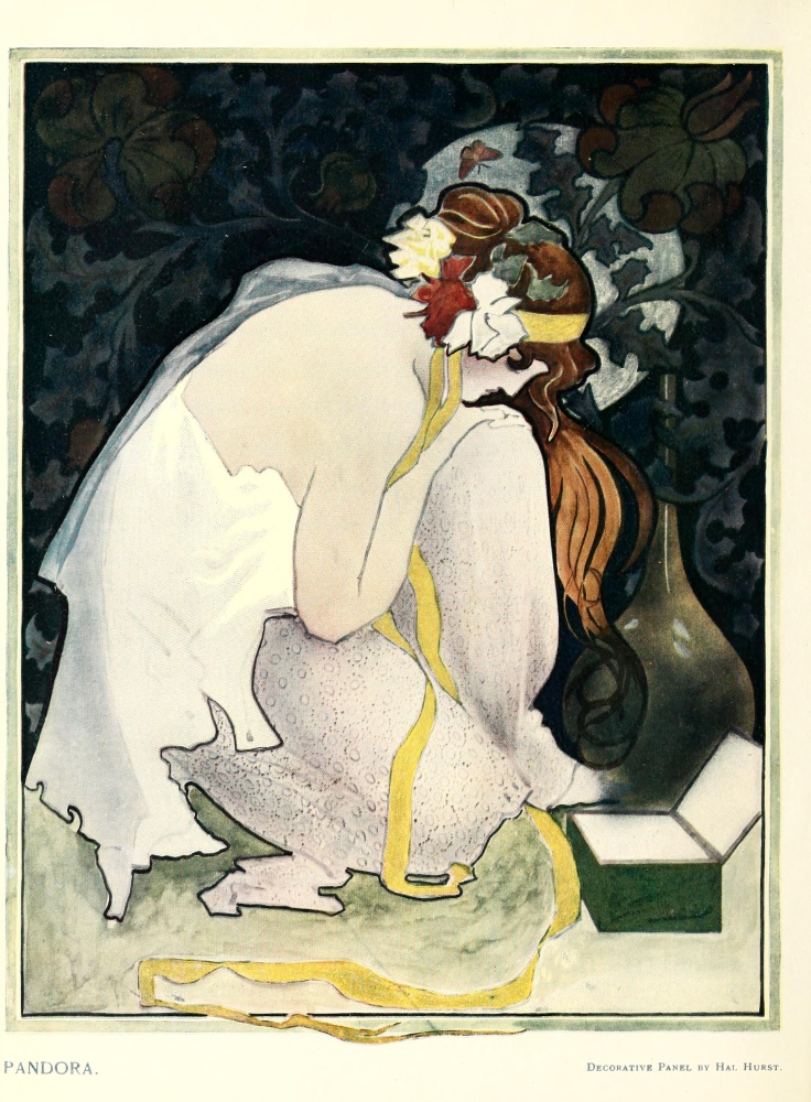 The Poster 1900 Pandora Poster Print by Hal Hurst