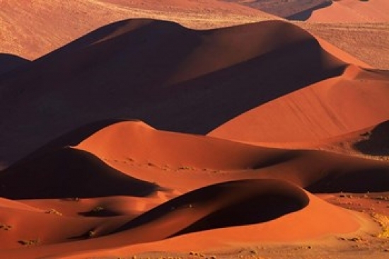PDDAF31DWA0474B Sand Dunes At Sossusvlei Namib-Naukluft National Park Namibia Poster Print by David Wall, 24 x 15