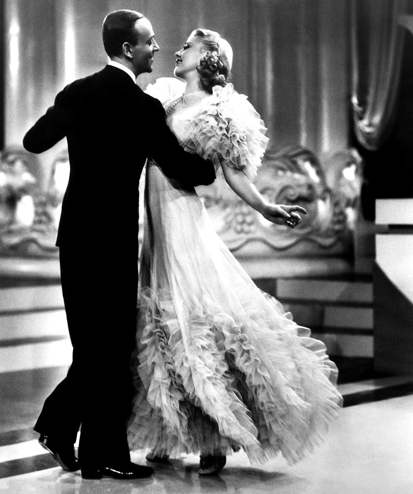 Everett Collection EVCMBDSWINEC019H Swing Time Fred Astaire Ginger Rogers 1936 Photo Print, 8 x 10 -  Posterazzi