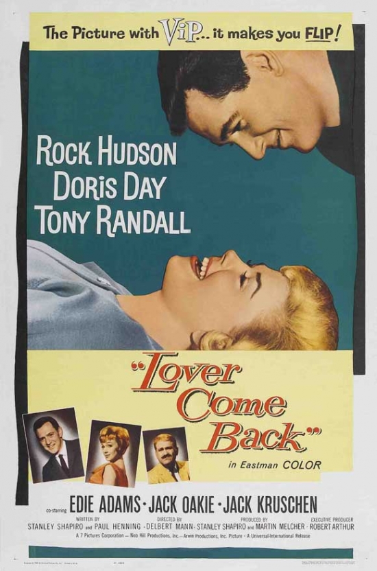 Lover Come Back Movie Poster Print - 27 x 40