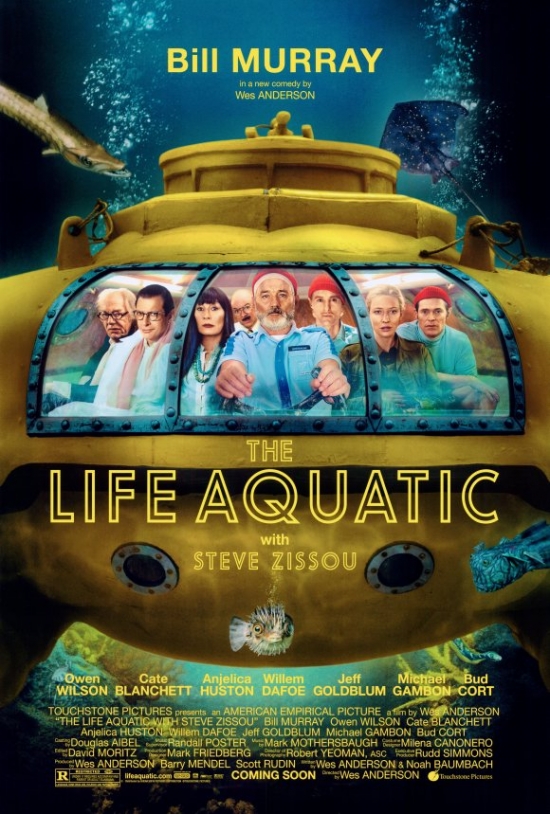 MOVIF3243 The Life Aquatic with Steve Zissou Movie Poster Print, 27 x 40 -  Pop Culture Graphics