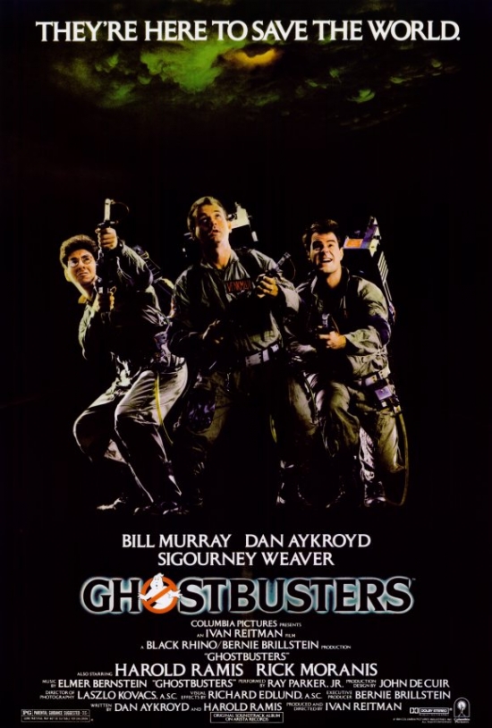 Ghostbusters Movie Poster Print, 27 x 40